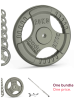 Body Revolution 1” Straight Barbell Set – 1.2m Bar with Spring Collars, 20kg & 10kg Cast Iron Tri-Grip Weight Plates Weight Training Bundle